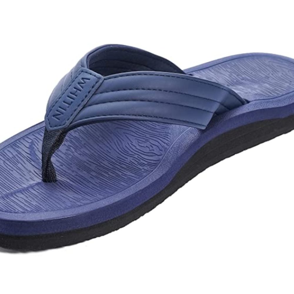 Whitin Men's Arch Support Flip Flops, New in package